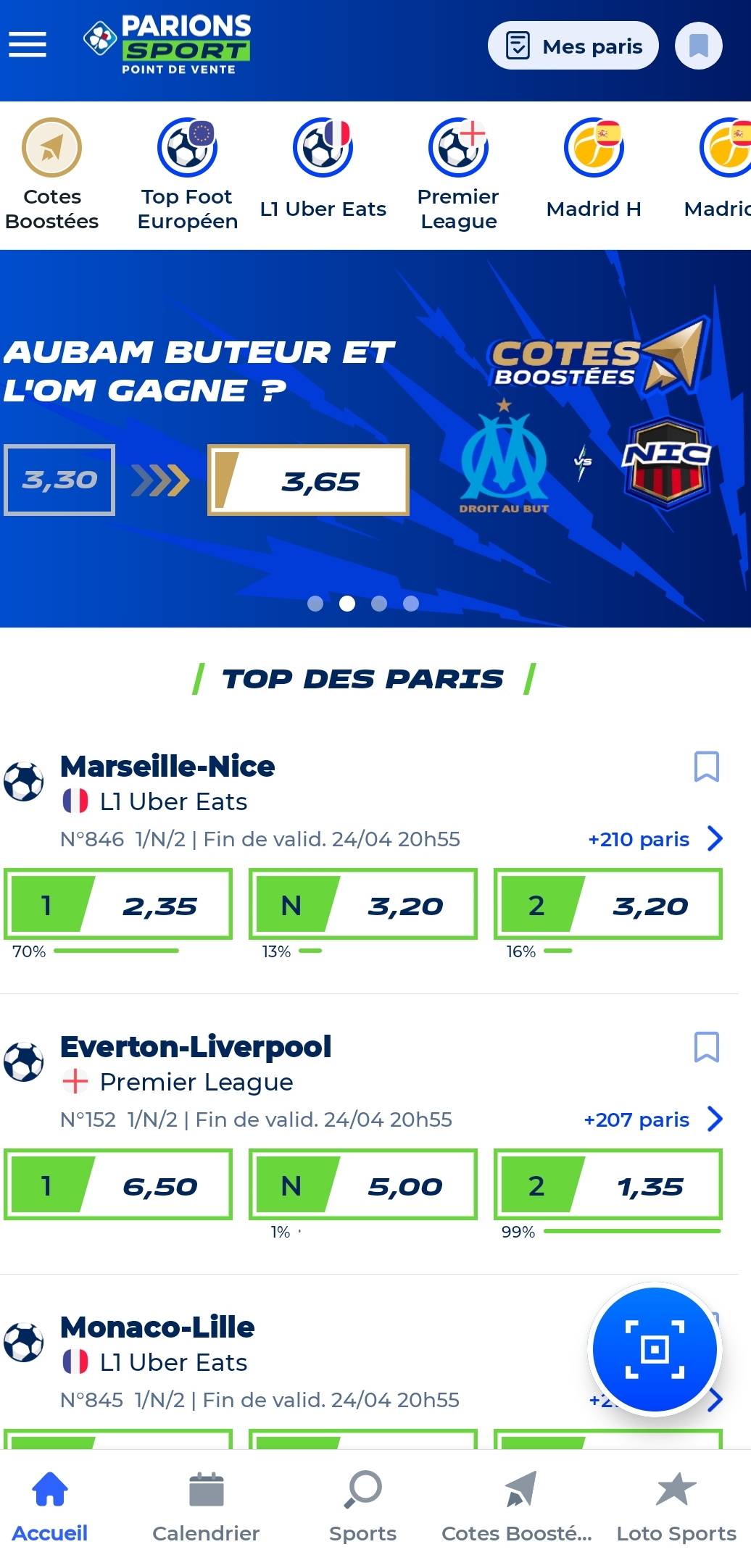 découvrez parions sport en plein écran pour une expérience immersive unique. plongez au cœur de l'action et pariez en toute convivialité avec une interface optimisée.