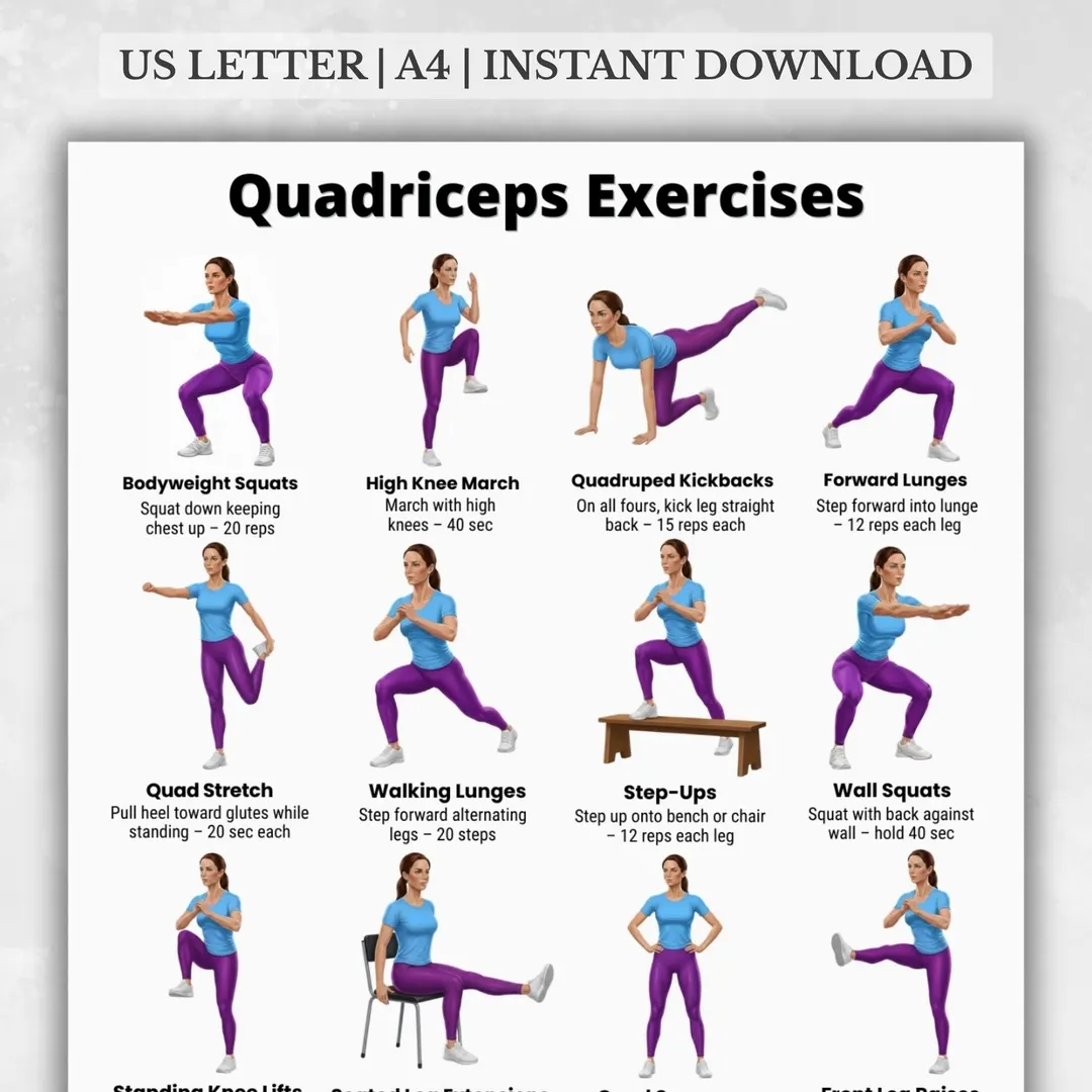 découvrez comment renforcer vos quadriceps efficacement sans utiliser de machines, grâce à des exercices simples à réaliser à la maison ou en salle.
